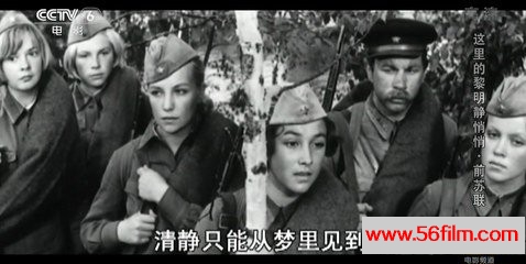 [前苏联][1972][这里的黎明静悄悄][历史，战争，爱情][俄语中字][mp4/1.91g]