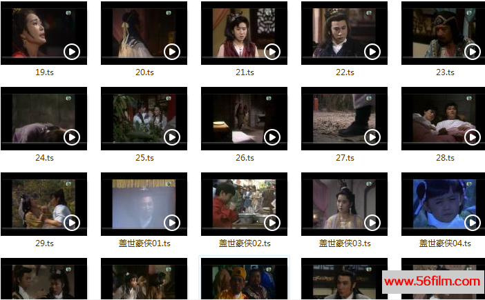 [TVB][1989][盖世豪侠][30集][720P-TS][每集约800M][GOTV源码][周星驰、吴镇宇、吴孟达]