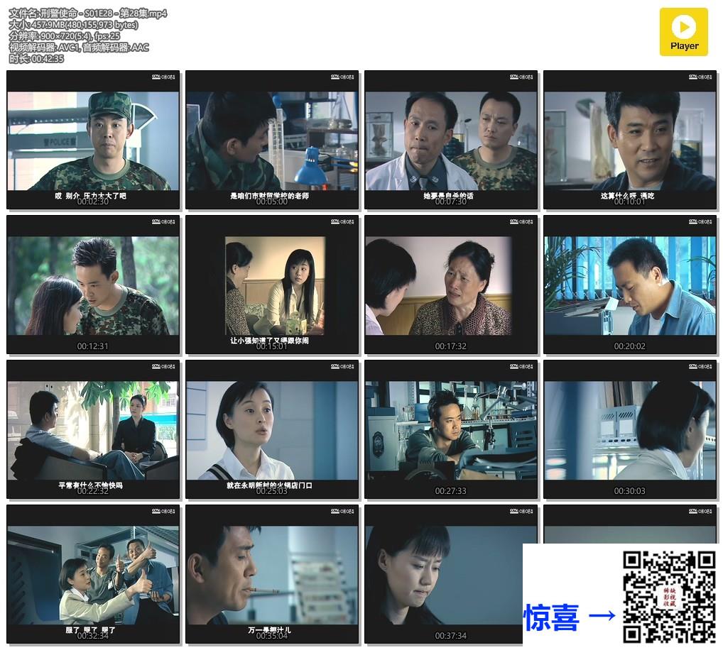 2004-刑警使命-吴越-孙淳-柳云龙-共28集-国语中字-MP4每集均约440M-共12.32G-900x720