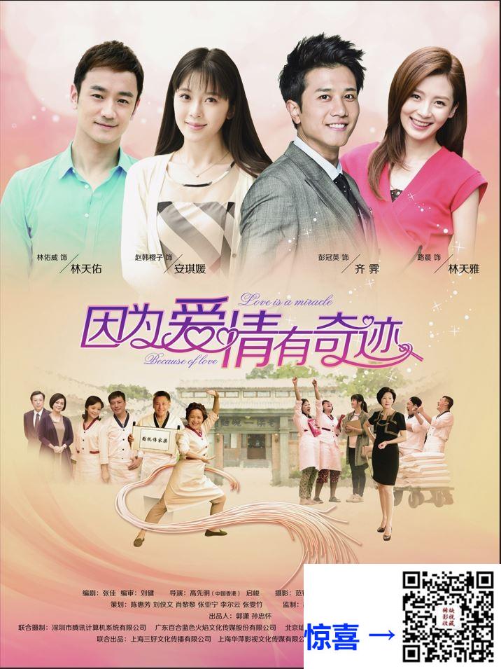 2014-因为爱情有奇迹-国语中字、82集-mkv-1080P-共53.59GB-赵樱子-彭冠英-百度+