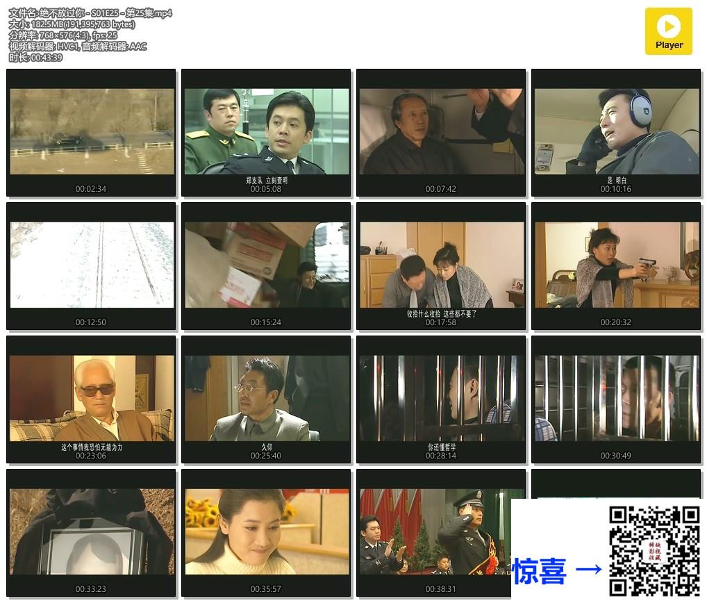 2002-绝不放过你-任程伟-潘雨辰-赵恒煊-共25集-国语中字-MP4每集均约180M-共4.66G-768X576